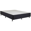 Sealy Advantage Double Bed Base - Charcoal Fabric, Timber and Steel Frame, Plastic Legs - 905704