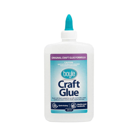 Boyle Adhesive Craft Glue 225ml - Quick Drying - Clear - SuperSaverAU - view 1