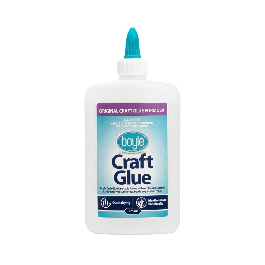 Boyle Adhesive Craft Glue 225ml - Quick Drying - Clear - SuperSaverAU - view 1