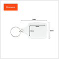 Taskmaster Clear Customisable Key Tags 3 Pack - 100mm x 140mm - Easy Identification - SuperSaverAU - view 3