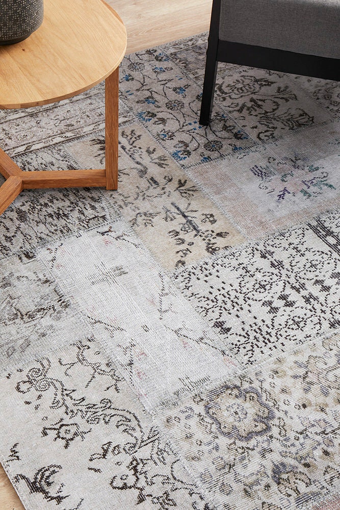 Rug Culture Illusions Large Rug 280x190cm - Stone Polyester, Low 3mm Pile - ILU189STONE280X190