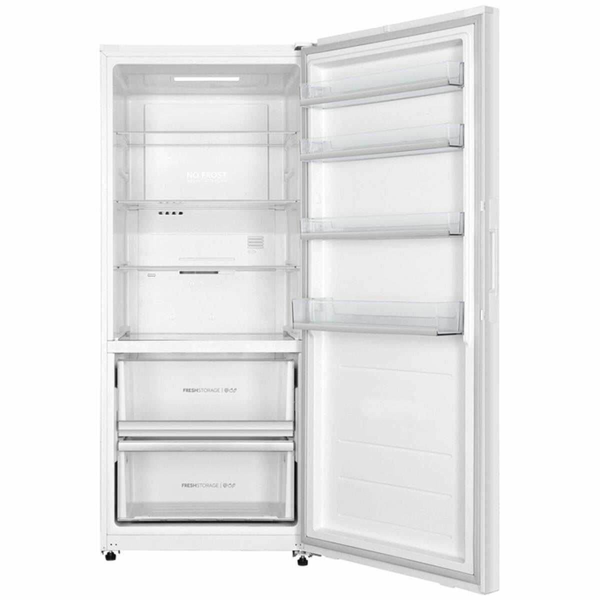 Haier 465L Vertical Refrigerator - White, Super Cool, Holiday Mode, Fingerprint-Resistant - HRF505VW