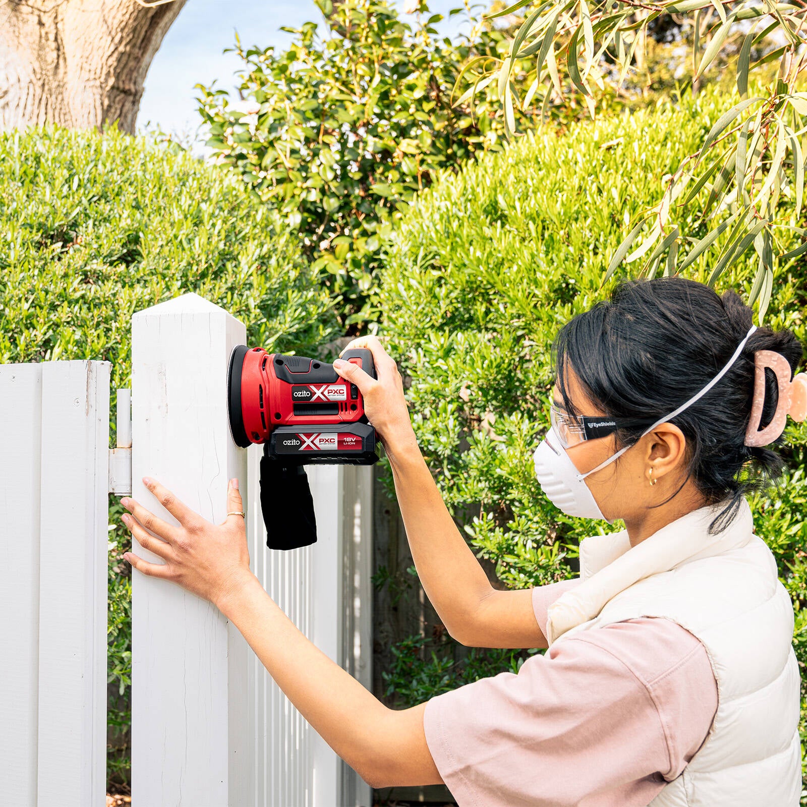 Ozito PXC 18V Random Orbital Sander Kit PROK-200 - Cordless Sander