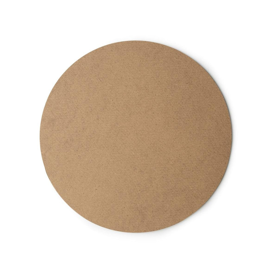 Boyle 25cm Wooden Round Placemat - MDF Craft Item - Customisable - Durable - SuperSaverAU - view 1