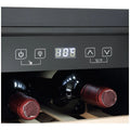 Cantina 20 Bottle Single Zone Wine Cabinet - Black, Double-Glazed Glass Door, 56L - CCWIS20B