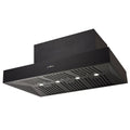 Schweigen 120cm Wall Mounted BBQ Rangehood - Black, 3200m³/h, Single External Motor - CL7372BSEPAK