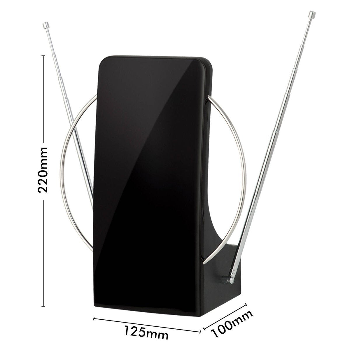 Antsig Digital Indoor Amplified Antenna - 35dB - Black - Compact Design - SuperSaverAU - view 5