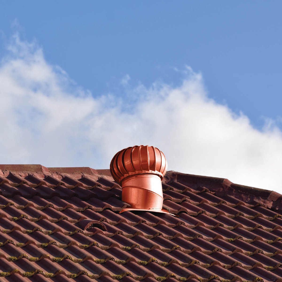 Brutus 300mm Aluminium Roof Vent - Terracotta - Durable - Effective Ventilation - SuperSaverAU - view 2