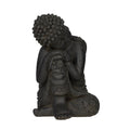 Northcote Pottery 25cm Charcoal Buddha Statue - Weather Resistant Garden Ornament - SuperSaverAU - view 1