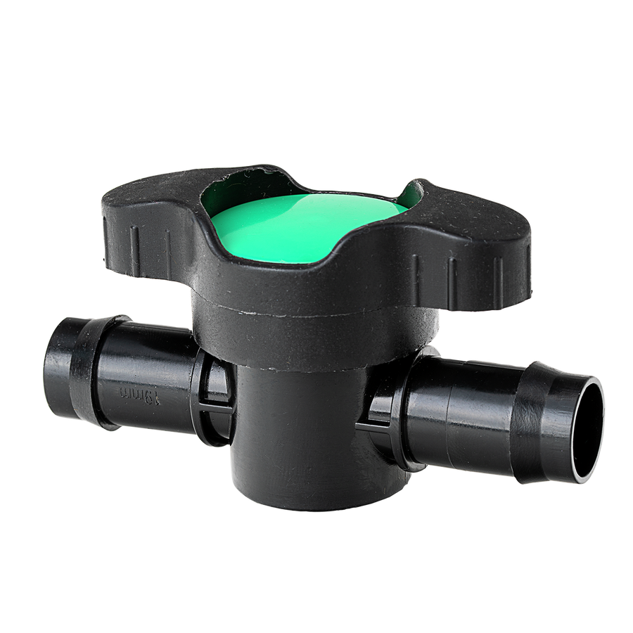 K Rain 19mm Barbed Inline Valve - Black - UV Stabilised Polypropylene - SuperSaverAU - view 1