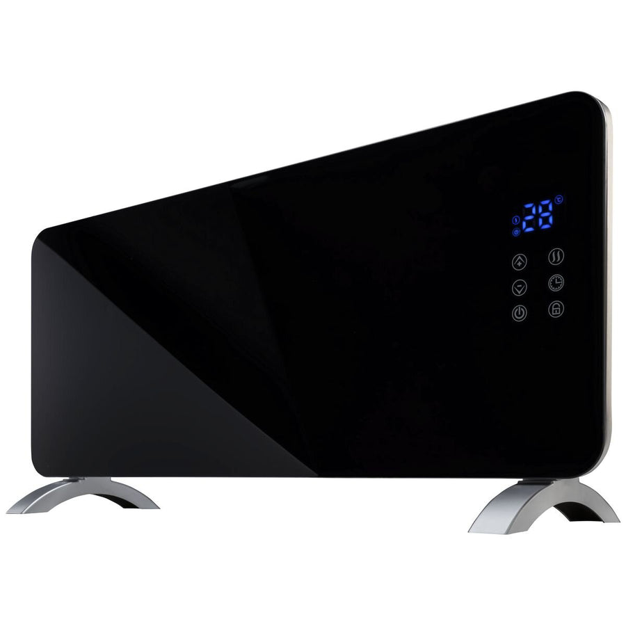 Goldair 2000W Convector Panel Heater - Wi-Fi and Voice Control, Black Tempered Glass - GPPH220