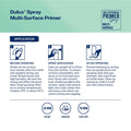 Dulux 340g Multi-Surface Primer Spray Paint - Indoor