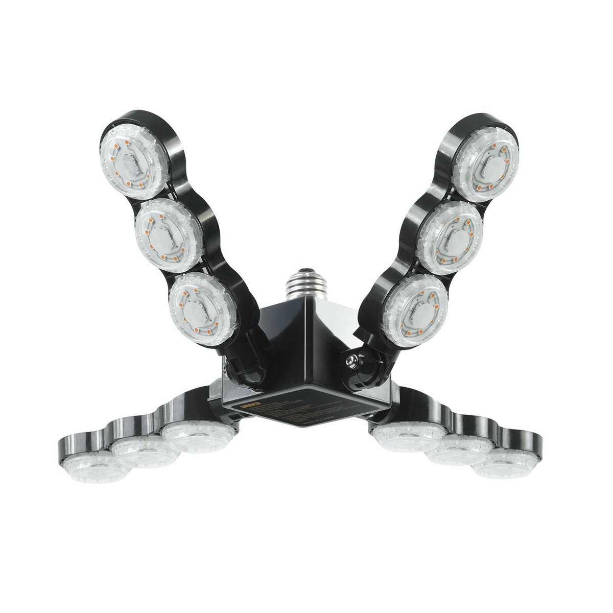 Sansi E27 60W Folding Wings LED Grow Light - Full Spectrum - 200mm x 140mm - SuperSaverAU - view 2