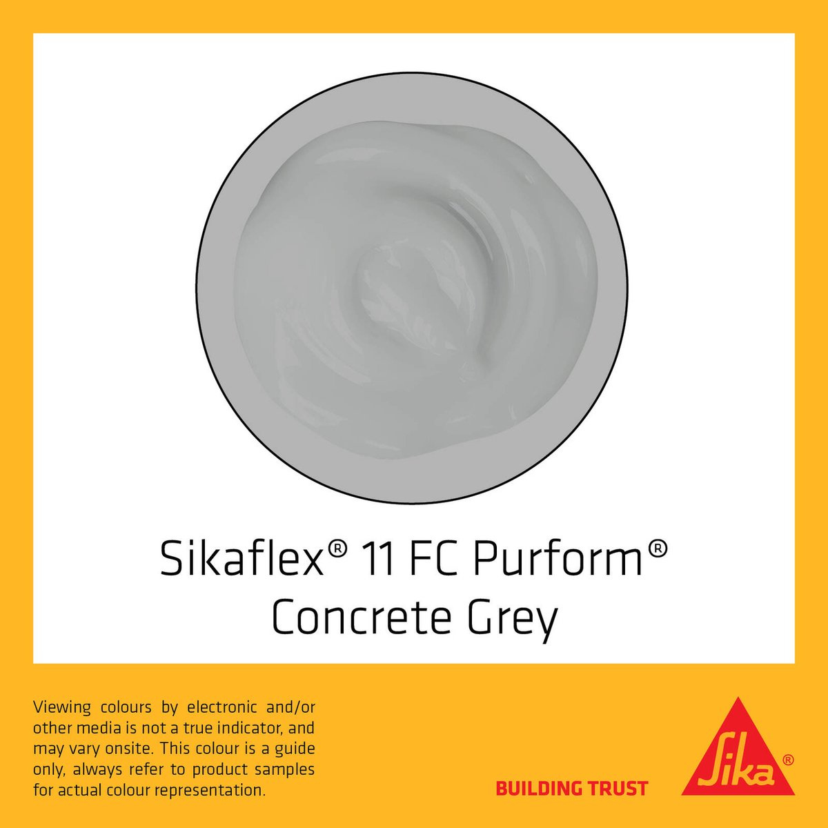 Sika Sikaflex 11 FC Purform - 300ml - Concrete Grey - Elastic Adhesive & Sealant - SuperSaverAU - view 4