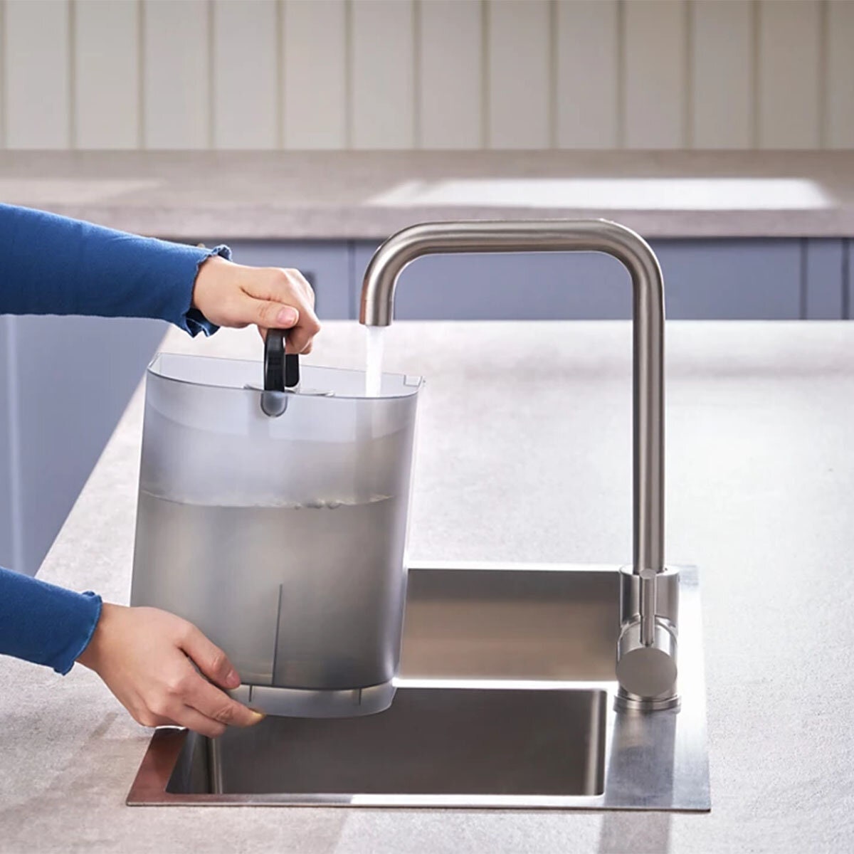 Philips RO Water Station with Aquaporin Inside - Instant Hot Water, UV-C LED, Black - ADD6901HBK01