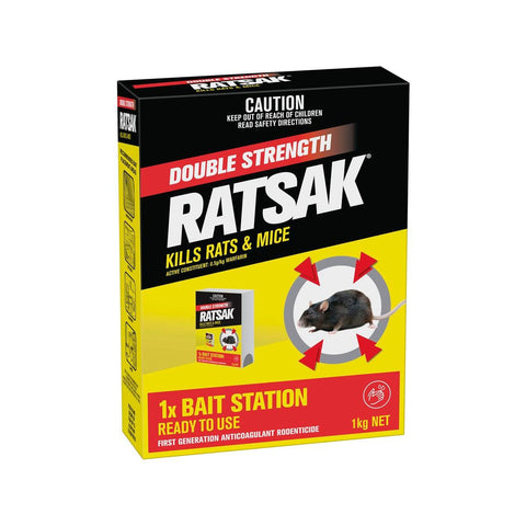 Ratsak Bait Station - 1kg - Pellets - Indoor Use - SuperSaverAU - view 1