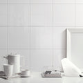 Duratile Gloss White Wall Tile 20x20cm Ceramic 1m² Coverage 25 Pack - SuperSaverAU - view 2