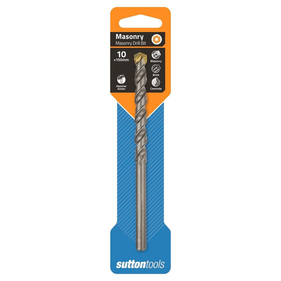Sutton Tools 10mm Masonry Drill Bit 150mm Carbide Tip Durable - SuperSaverAU - view 1