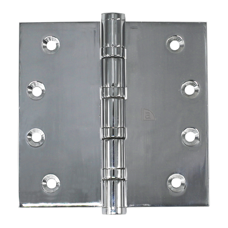 Austyle Heavy Duty Hinge 100mm x 100mm x 2.5mm - Polished Stainless Steel - 4 Bearings - SuperSaverAU - view 1