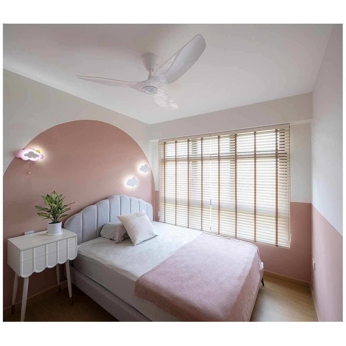 Big Ass Fans Haiku L 52 Inch Ceiling Fan - White, 7 Speeds, 1291mm Drop Tube - HAIKUL-W-52-1291MM