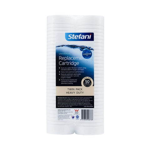 Stefani 50 Micron 250mm Heavy Duty Universal Filter Twin Pack - SuperSaverAU - view 1