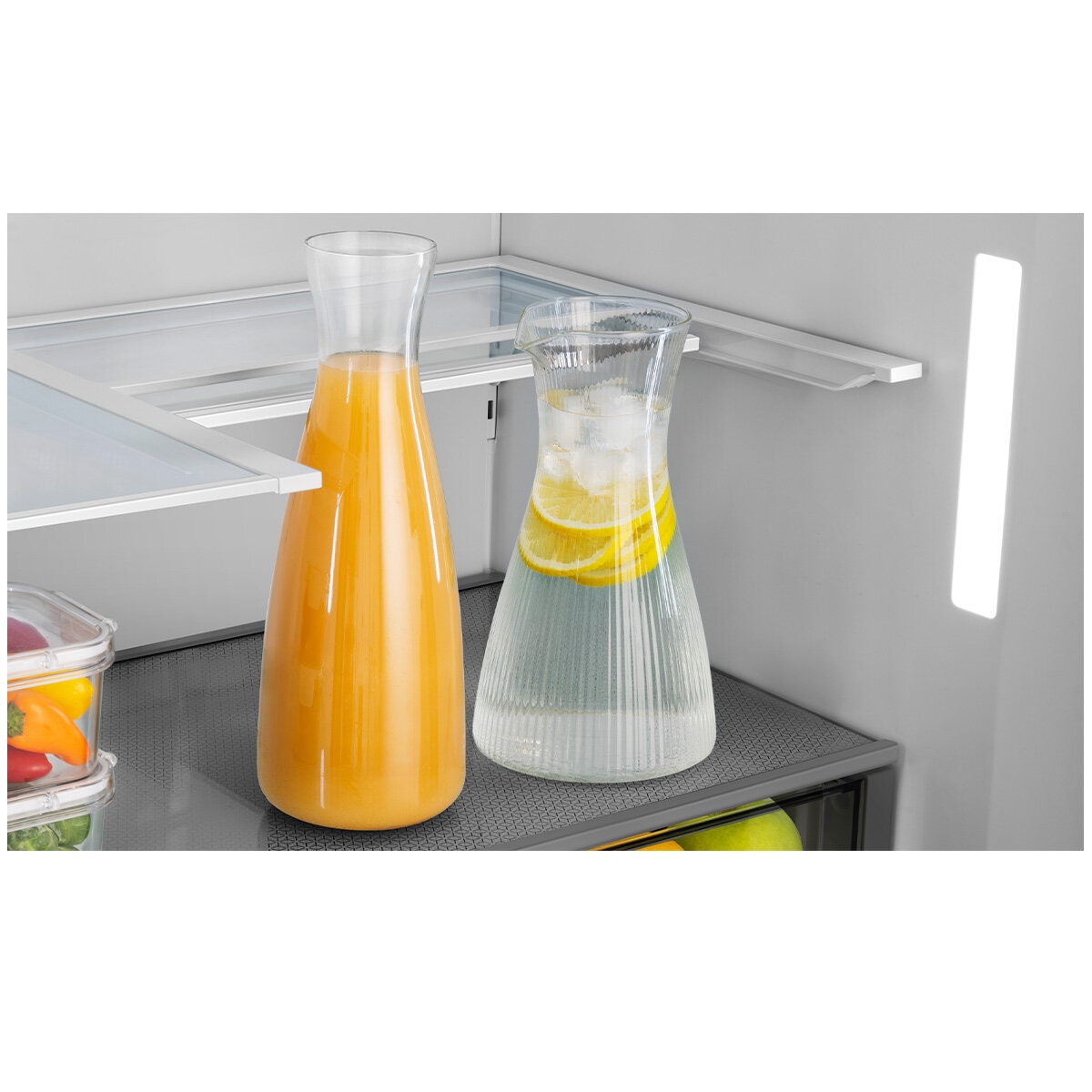 Hisense 647L French Door Fridge - Dark Stainless Steel, 4.5 Star Energy, ConnectLife - HRCD640TB