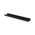 Flexi Storage Floating Photo Shelf - 600mm - Black Matte - Wood - SuperSaverAU - view 1