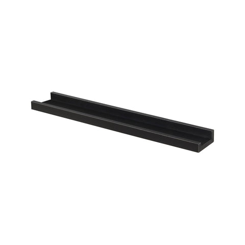 Flexi Storage Floating Photo Shelf - 600mm - Black Matte - Wood - SuperSaverAU - view 1