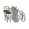 Two Trees Hammock Temp Hanging Kit - 200kg Zinc Plated Steel - Easy Setup - SuperSaverAU - view 1