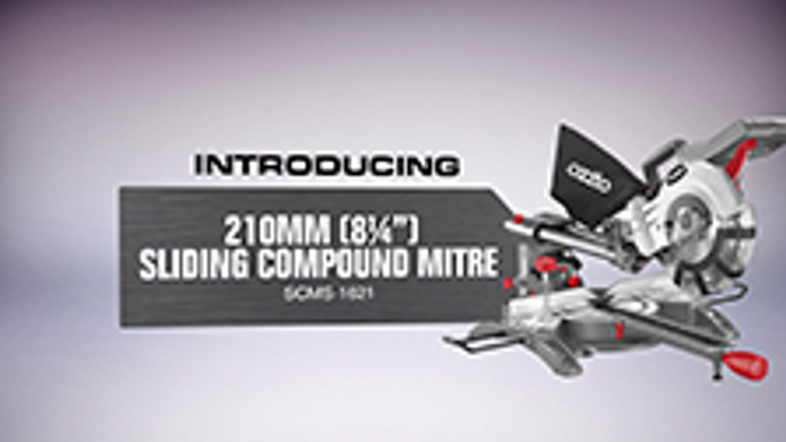 Ozito 1800W 210mm Double Bevel Sliding Mitre Saw SCMS-1621
