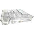 The Container Store 12 piece kitchen drawer pack 1 - Clear PET organisers - Two drawers - VTCS-DRAW-P1