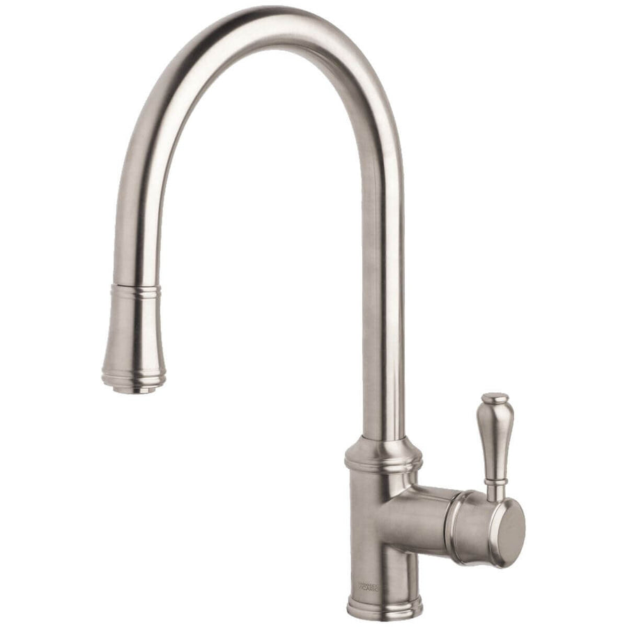 Armando Vicario Provincial Pull Out Kitchen Mixer Tap - Brushed Nickel, 5 Star WELS - 400674BN-LF