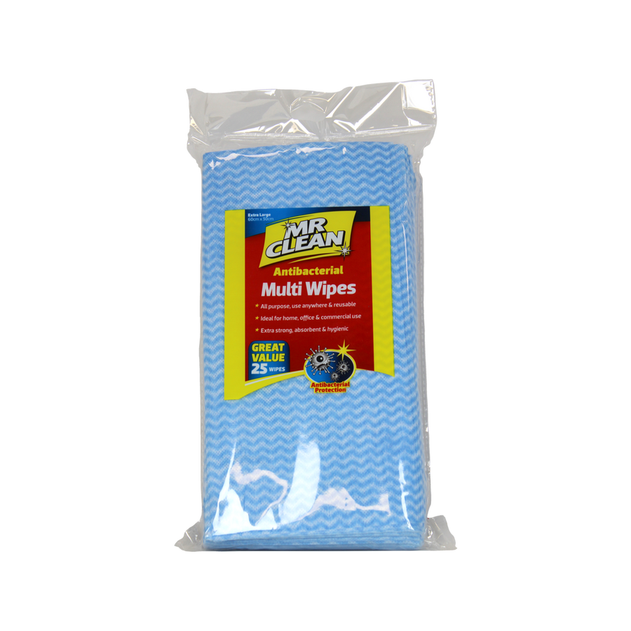 Mr Clean Tuffmates Multi Wipes - 25 Pack - 70% Viscose - All-Purpose - SuperSaverAU - view 1
