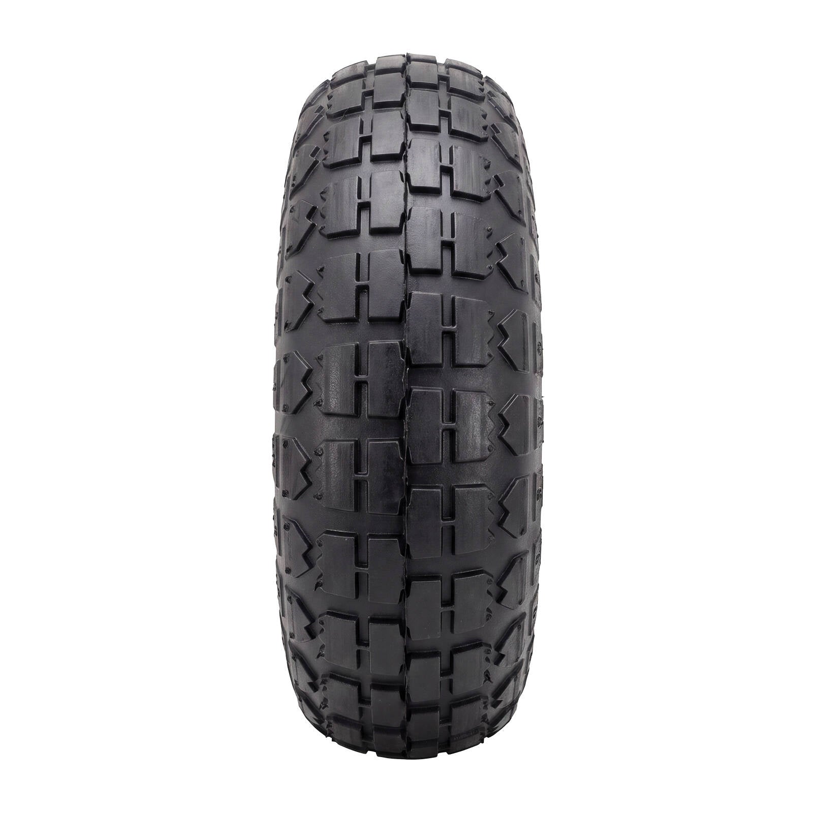 Sherlock Medium Trolley Wheel Assembly, 4.10/3.5-4, Steel Rim, 4 Ply Pneumatic Rubber Tyre