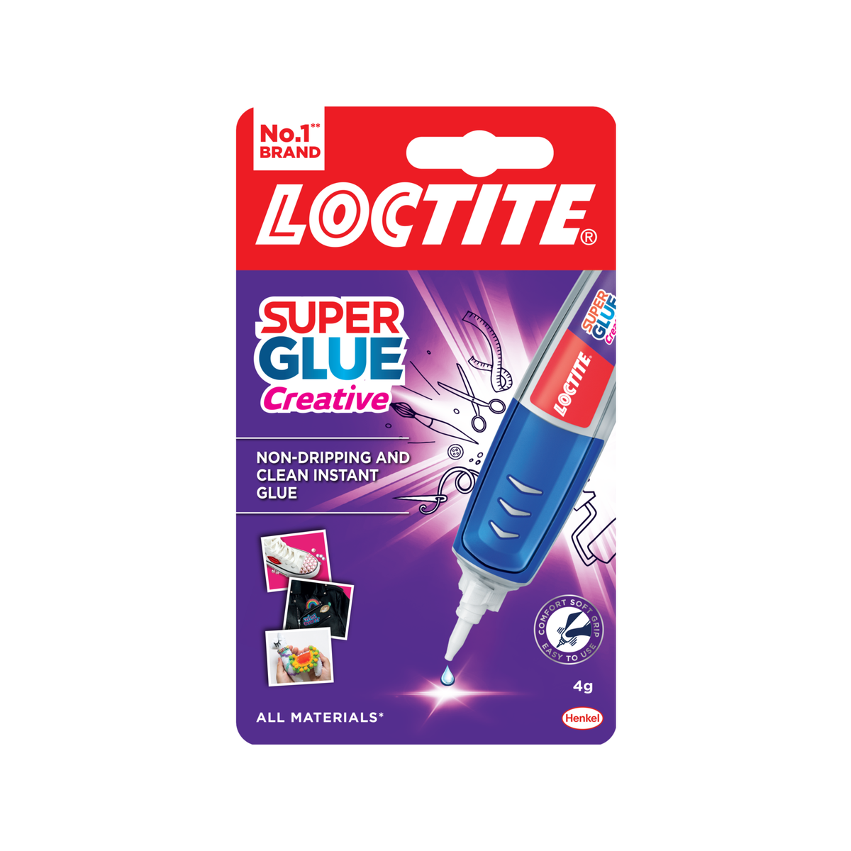 Loctite Super Glue Creative Pen 4g - All-Purpose Adhesive - Dries Clear - SuperSaverAU - view 2