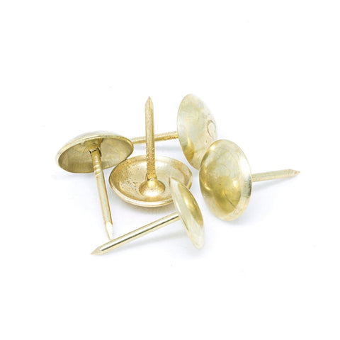Pinnacle Upholstery Nails - 50 Pack - Brass - Round Head - SuperSaverAU - view 1