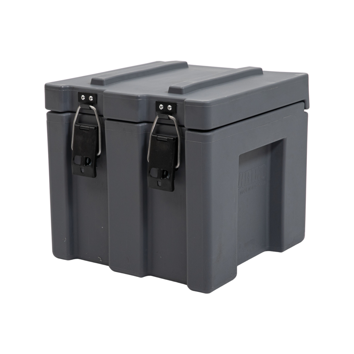 Rhino Toolbox Grey Cargo Case 400mm Polyethylene Durable Storage - SuperSaverAU - view 1