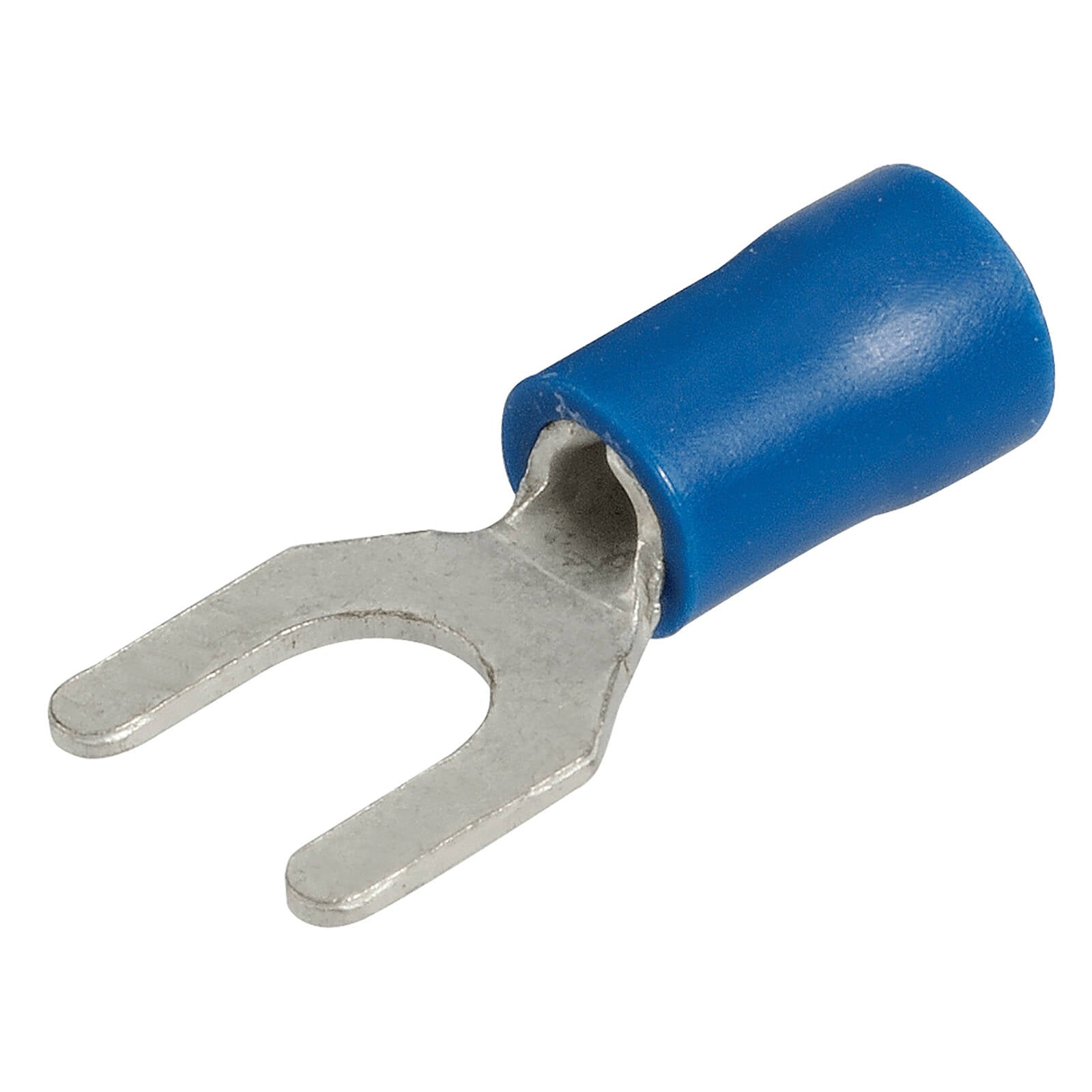 Narva Blue Flared Vinyl Insulated Spade Terminal 4mm / 5mm (3/16") - 21 Pack