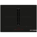 Bosch 70cm Series 6 Induction Cooktop with Downdraft Ventilation - Black Glass, Home Connect - PVQ711H26E