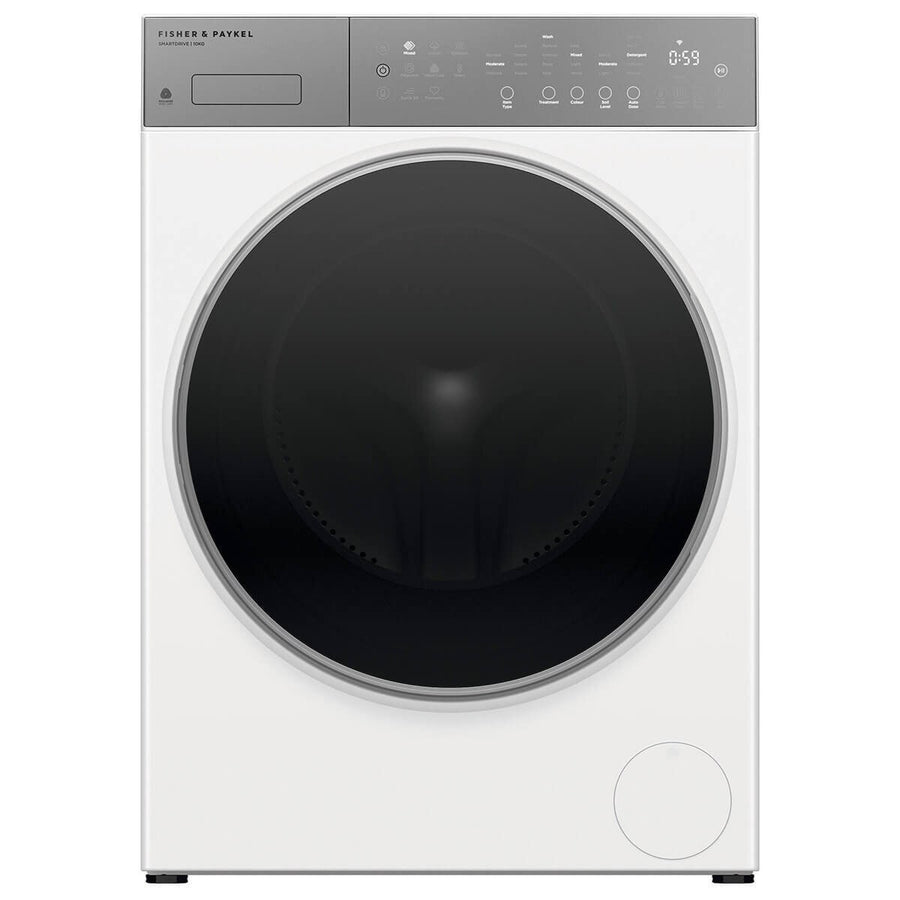 Fisher & Paykel Series 5 10kg Front Loader - White, FlexiDose Auto Dosing, Steam Refresh - WH1060P5