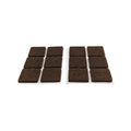 Surface Gard Brown Square Felt Floor Protection 19mm - 12 Pack - Minimises Noise - SuperSaverAU - view 1