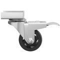 Rack It 1000kg Workbench Castors, 4 Pack Zinc Coated Steel with Lockable Brakes