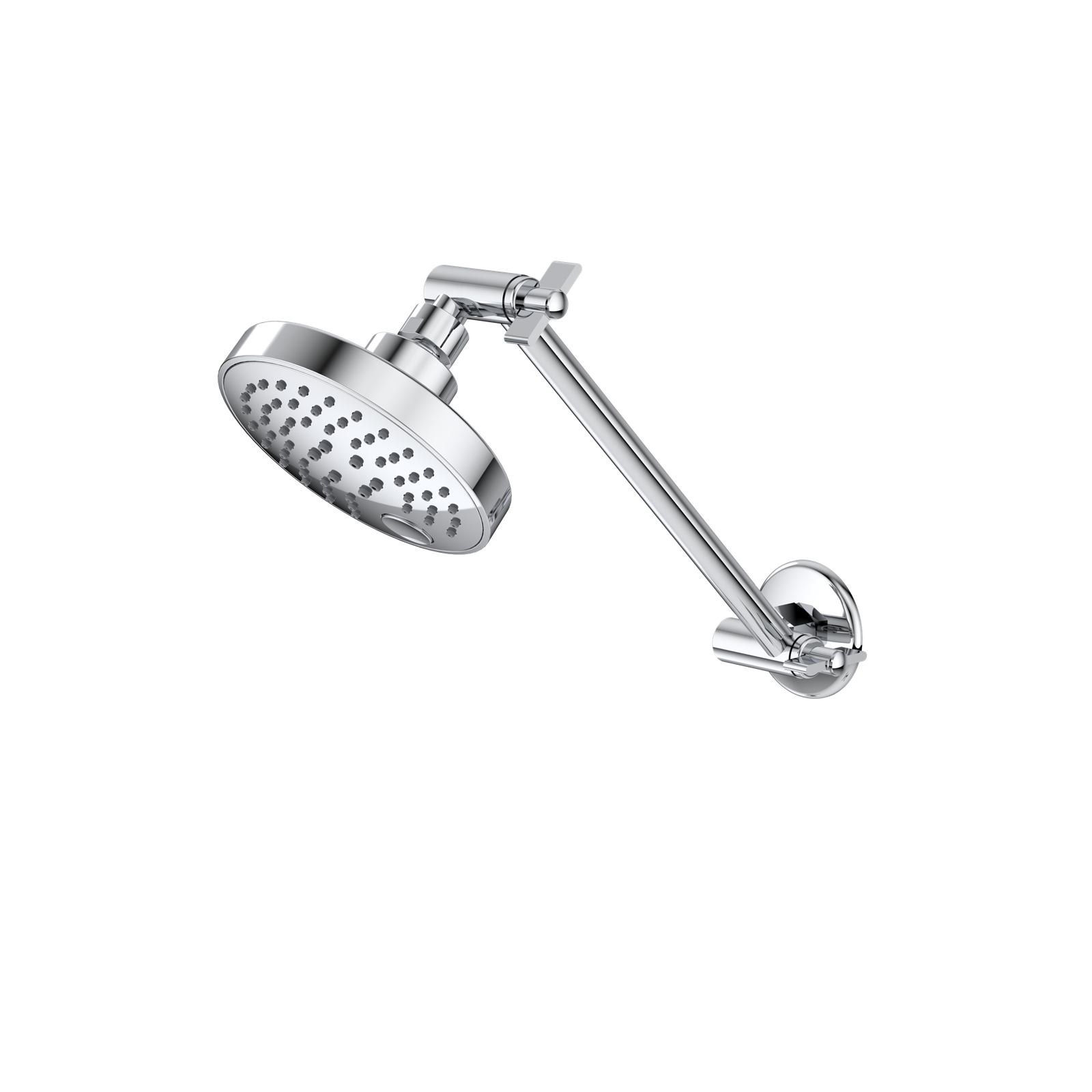 Caroma Luna Chrome Adjustable Shower and Arm, 9L/min WELS 3 Star