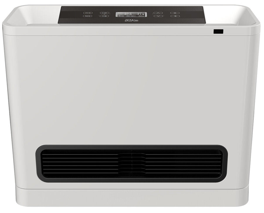 Omega Altise unflued LPG convector heater - heats up to 97 square metres, white, remote - OAGCH25LPW