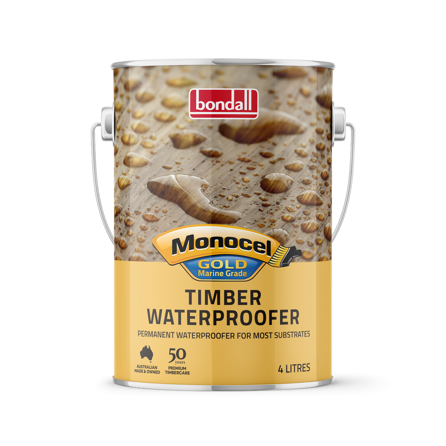 Bondall Monocel Timber Waterproofer - 4L - Clear - Deep Penetration - SuperSaverAU - view 1