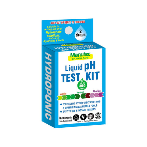 Manutec Liquid pH Test Kit - 50ml - Indicator Liquid - Hydroponic Use - SuperSaverAU - view 1