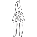 Felco Pruner Secateurs - 60mm - Hardened Steel - Ergonomic Grip - SuperSaverAU - view 2