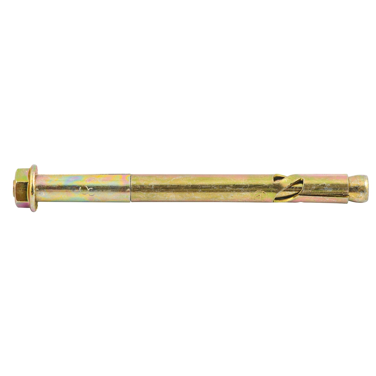 Ramset 8 x 90mm DynaBolt Plus Hex Nut Masonry Sleeve Anchor, Gold Zinc Plated