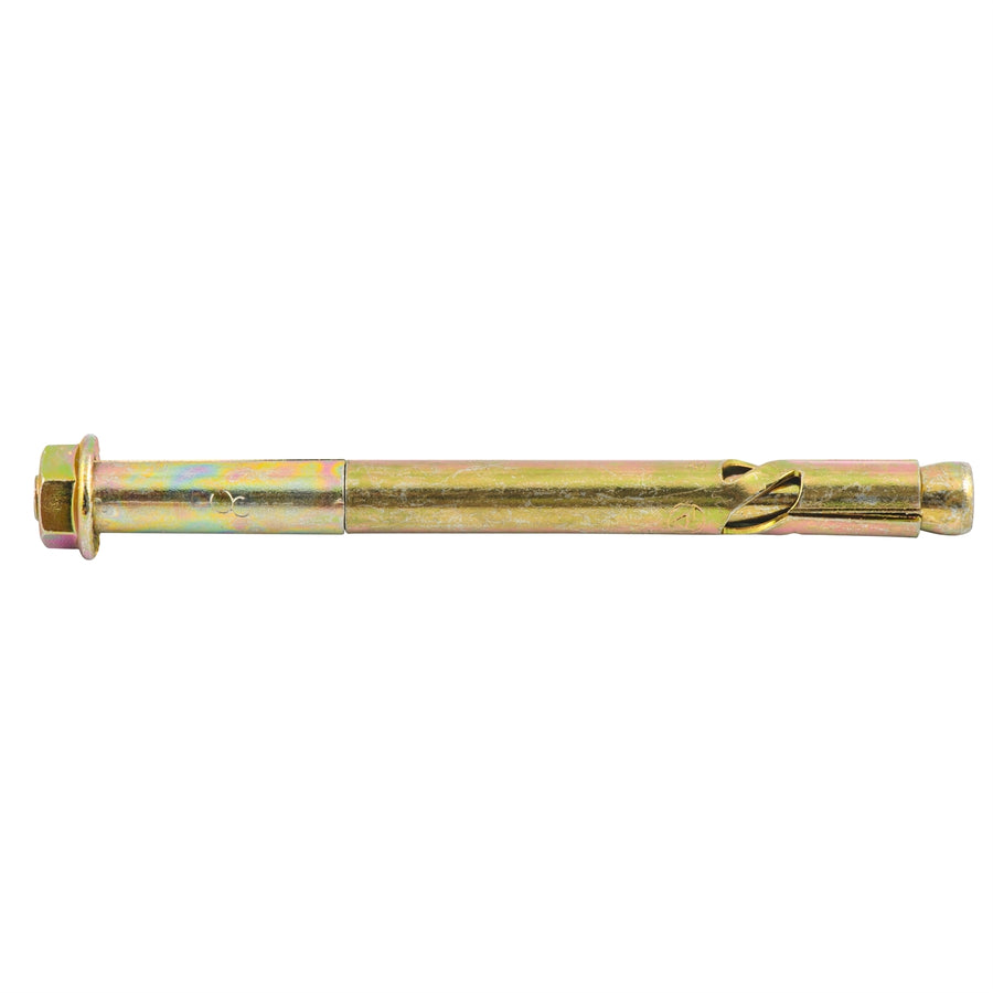 Ramset 8 x 90mm DynaBolt Plus Hex Nut Masonry Sleeve Anchor, Gold Zinc Plated