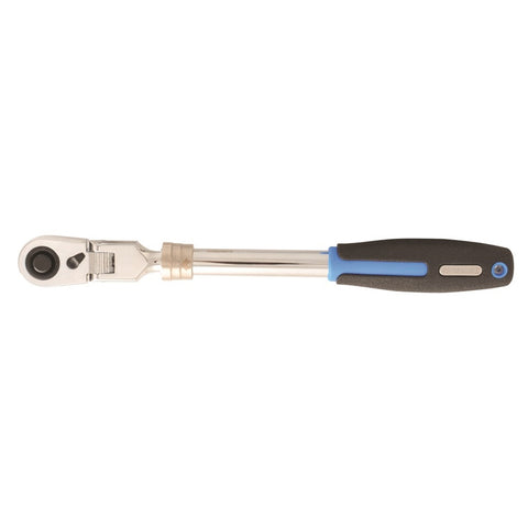 Kincrome 255-375mm 3/8" Drive Telescopic Flex Head Ratchet, Chrome Vanadium